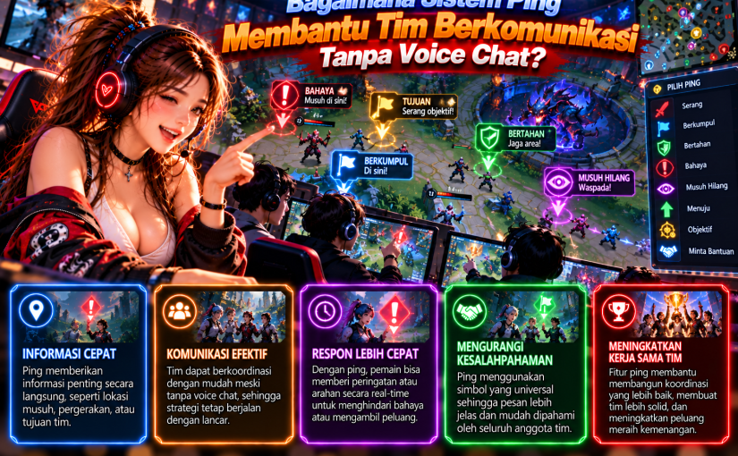Bagaimana Sistem Ping Membantu Tim Berkomunikasi Tanpa Voice Chat?